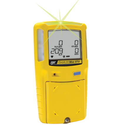 GasAlertMicroClip XL 1-Gas Detector Carbon monoxide (CO) – yellow housing MCXL-000M-Y-NA%LEL, O2, CO